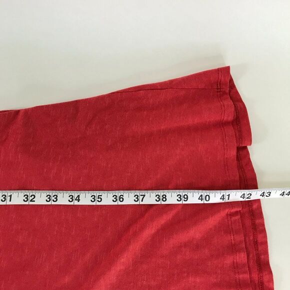 Horny Toad Empirical Dress Women's XL Orange Faux Wrap Stretch Knit Surplice - Picture 9 of 13